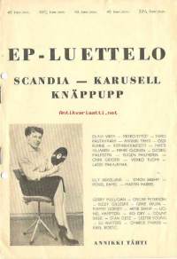 EP-luettelo 1956 - 8 sivua