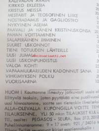 Kamenin temput - Ufokirja, kertoo kahdesta suomalaisesta kontaktihenkilöstä - Pekka Siitoin -tuotantoa - Teos sisältää kirjaluettelon, jossa Siitoinin ja