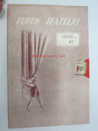 Turun Teatteri 1940-41 Syntynyt terve tyttö 3-näytöksinen komedia -käsiohjelma