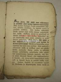 Puhe Herrassa edesmenneen kristiveljen, entisen talonisännän Matts Äijälän Laitilasta, muistoksi 1889