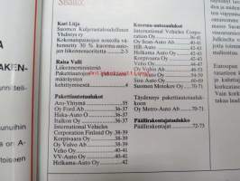 Tavara-autot 1993 Kuorma- ja pakettiautotaulukot