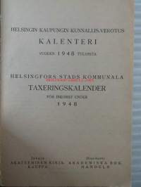 Helsingin kaupungin kunnalisverotus kalenteri 1949, vuoden 1948 tuloista