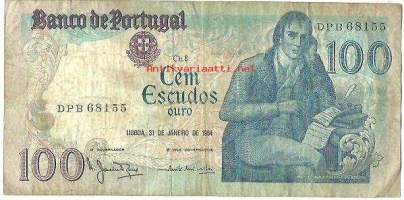 Portuga  100 Escudos 1980-85  seteli