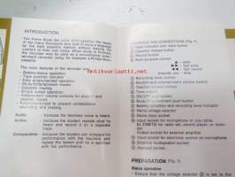 Philips LCH 1015 operating instructions -nauhurin käyttöohjeet