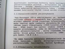 Hitlerin testamentti 1945 Kansallis-Mytologinen Yhdistys -Pekka Siitoin -tuotantoa  (sininen kansi)