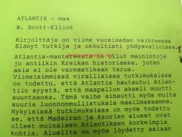 Atlantis-Maa - Pekka Siitoin -tuotantoa &quot;Kirjoittaja on USA:ssa 1800-1900 luvun vaihteessa elänyt tutkija ja okkultisti. Atlantis -mantereesta on mainintoja jo