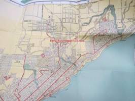 Map Duluth and Superior Twin ports -kartta