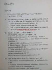Baltian kriisi 1938 -1941