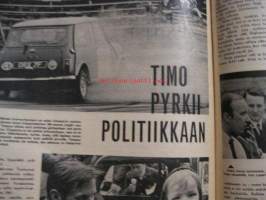 Tuulilasi 1968 / 7 sis mm. Kannessa Uniflo oil, Suomalainen salomontuomio kummatkin syyllisiä, Koeajossa Vespa 125 Primavera, Timo Mäkinen pyrkii politiikkaan,