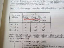 VR - Rautatieopisto moniste - Webasto öljylämmityslaite / malli 65 käyttöohje