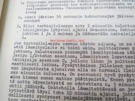 VR - Rautatieopisto moniste - Webasto öljylämmityslaite / malli 65 käyttöohje