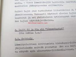 VR - Rautatieopisto moniste - VR:llä käytettävien Webasto-öljylämmityslaitteiden käynnistys, pysäytys ja automaattinen suojaus (käyttöohje)