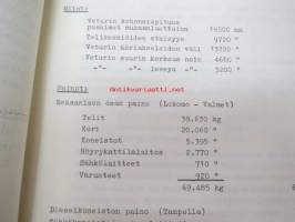 VR - Rautatieopisto moniste - Dieselsähköisen linjaveturi Hr 12 teknillinen erittely - Veturin yleispiirustus N:o E 401514