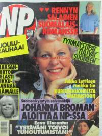 Nykyposti 1992 nr 12, sis. mm. seur. artikkelit / kuvat / mainokset; Jukka Luttine kuritushuoneesta valtuustoon, Renny Harlinin salainen suomalaisromanssi, Johanna