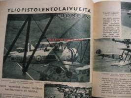 Hakkapeliitta 1938 / 5 sis mm.kansik,Helsingin suojeluskunnan ratsuosastoa maastossa.Sarjakuva Rymy-Eetu.Paavo Fossi;Kaukjärven haamu.Shanghain