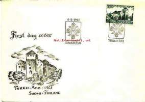 Turku 1961  First Day Cover