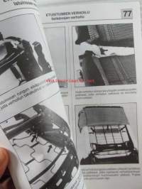 Renault 19 Erityisohjeet malleihin B, C ja 539 (urheiluversiot)
