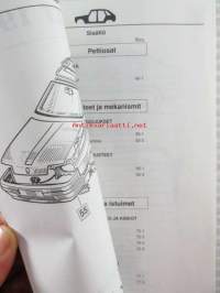 Renault 19 Erityisohjeet malleihin B, C ja 539 (urheiluversiot)