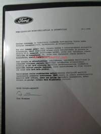 Ford Scorpio Automyyjän tuotekansio 1995