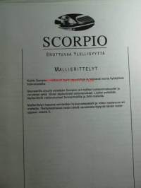 Ford Scorpio Automyyjän tuotekansio 1995