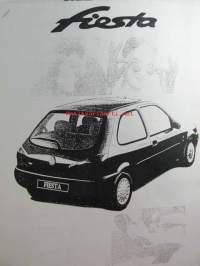 Ford Fiesta Automyyjän tuotekansio 1996