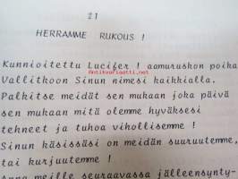 Paholaisen Katekismus - Oppikirja ihmisille, jotka tahtovat seurata Paholaista -Pekka Siitoin tuotantoa