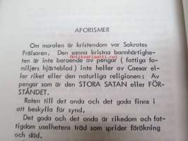 Kontakt med UFO:s och andevärlden del I (på svenska) -Pekka Siitoin tuotantoa ruotsiksi. Kansi oranssi.
