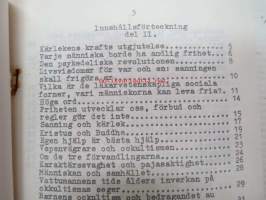 Kontakt med UFO:s och andevärlden del II, på svenska - Pekka Siitoin tuotantoa, vaaleanpunainen kansi, ruotsinkielinen