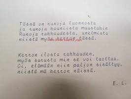 Rakkauden lähteellä runoja - Pekka Siitoin tuotantoa