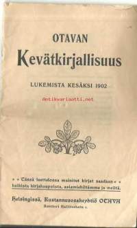 Otavan kevätkirjallisuus 1902