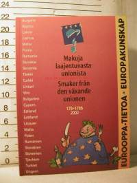eurooppa -tietoa, makuja laajentuvasta unionista