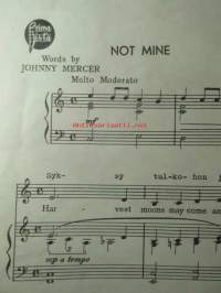 Ei mun - Not mine, Tangerine - nuotit