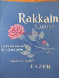 Rakkain - Älskling - nuotit, Kullervo