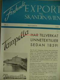 Finlands export till Skandinavien 1940 nr 1