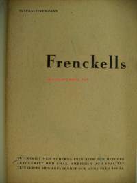 Tryckalstren från Frenckells   - myyntiesite 1950