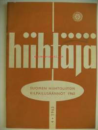 Hiihtäjä 1963 nr 4  - Suomen Hiihtoliiton kilpailusäännöt 1963