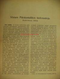 Yleisen Palokuntaliiton  liittotiedonantoja huhtikuu 1923