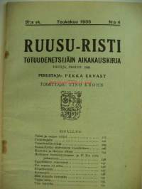 Ruusu-Risti totuudenetsijäin aikakauskirja  1935 nr 4