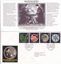 FDC Iso-Britannia 1989 - 05.10.1989 Microscopes. Royal Microscopical Society 1839 - 1989.