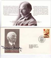 FDC Iso-Britannia 1990 - 10.07.1989 Thomas Hardy, the Novelist 1840 - 1928