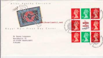 FDC Iso-Britannia 1991 - 19.03.1991 The Queen of Crime - Agatha Christie.