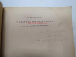 Fachkunde für Elektriker Teil 1