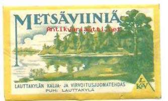 Metsäviiniä  -   juomaetiketti