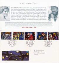 FDC Iso-Britannia/Englanti 1992 - 10.11.1992  Christmas - Joulujulkaisu