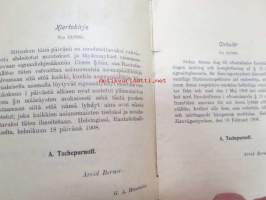 Kiertokirje, koskeva voimassaolevan signaaliohjesäännön 15:ssa pykälän muuttamista ja täydentämistä / Cirkulär Angående ändring och komplettering af  #