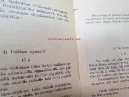 Kiertokirje, koskeva voimassaolevan signaaliohjesäännön 15:ssa pykälän muuttamista ja täydentämistä / Cirkulär Angående ändring och komplettering af  #