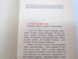 Varsinais-Suomen Nuorisoseurain Laulu-, soitto-, ja urheilujuhla Salossa kesäkuun 23-24. p:nä 1906 -ohjelma