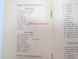 Varsinais-Suomen Nuorisoseurain Laulu-, soitto-, ja urheilujuhla Salossa kesäkuun 23-24. p:nä 1906 -ohjelma
