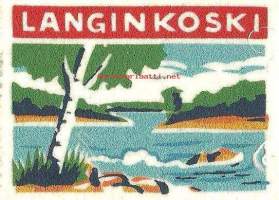 Langinkoski  - hihamerkki