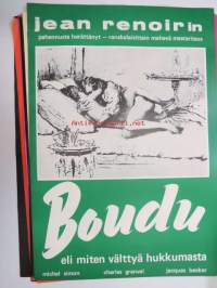 Boudu eli miten välttyä hukkumasta -elokuvajuliste, Jean Renoir